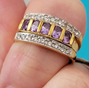 Stunning Avon Vintage Ring Rare Find Size 8